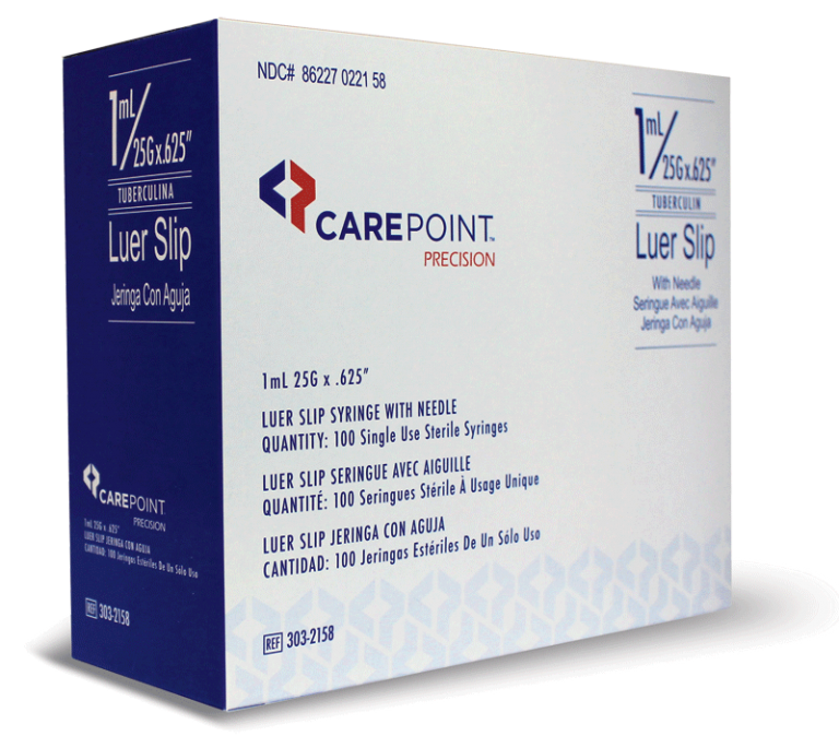 1ml Luer Slip TB 25G x 5/8" Needle Allison Medical