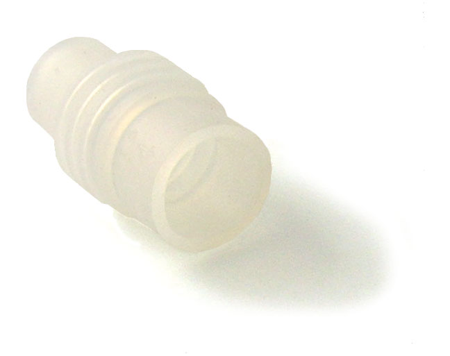 A single medical device part in rubber