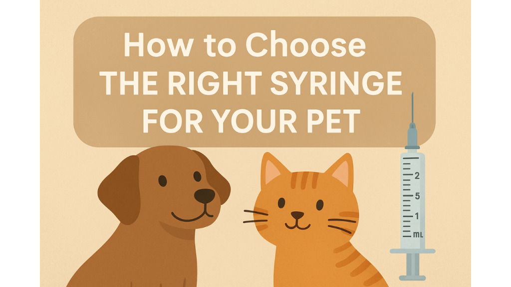 How to Choose the Right Syringe for Your Pet